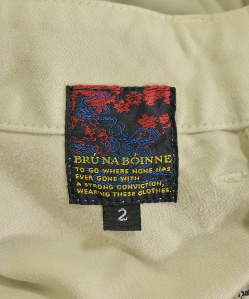 BRU NA BOINNE（ブルーナボイン）スラックス 白 サイズ:2(M位) メンズ/2200690057034