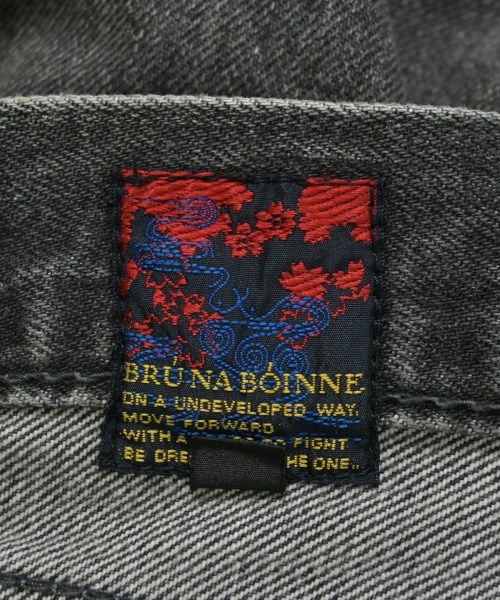 BRU NA BOINNE（ブルーナボイン）デニムパンツ 黒 サイズ:00(XS位) メンズ/2200688073176
