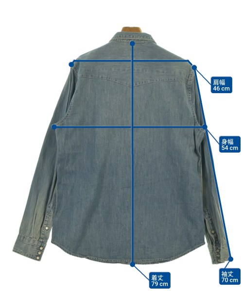 RALPH LAUREN DENIM&SUPPLY（ラルフローレンデニムアンドサプライ）カジュアルシャツ 青 サイズ:L メンズ/2200638877090