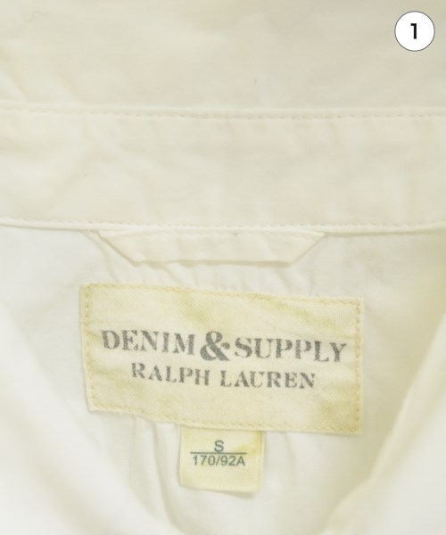 RALPH LAUREN DENIM&SUPPLY（ラルフローレンデニムアンドサプライ）カジュアルシャツ 白 サイズ:S メンズ/2200686938330