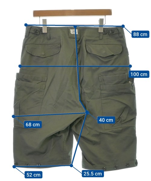 SASSAFRAS（ササフラス）ショートパンツ カーキ サイズ:M メンズ/2200470690055