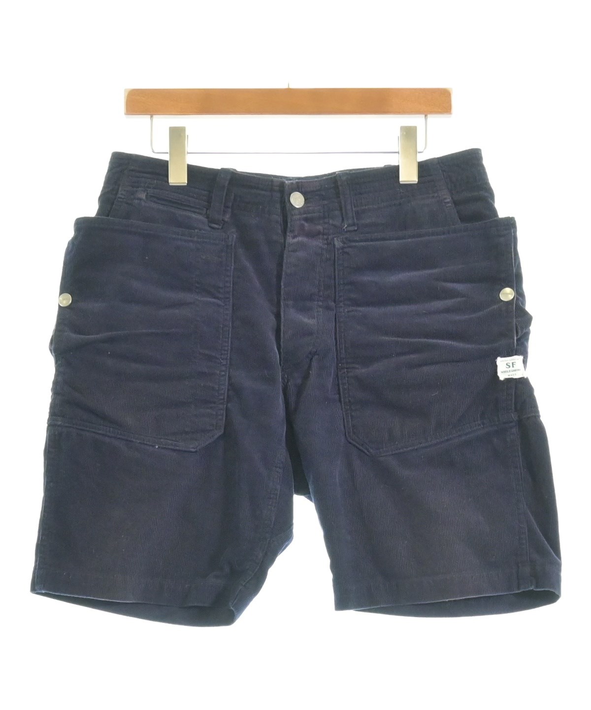 Sasafras ナイロンショートパンツ　ブラック ストレッチ ナイロン ショートパンツ ベーシック ブラック
