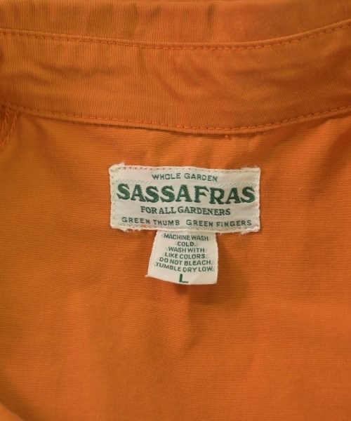 SASSAFRAS（ササフラス）カジュアルシャツ オレンジ サイズ:L メンズ/2200612194038