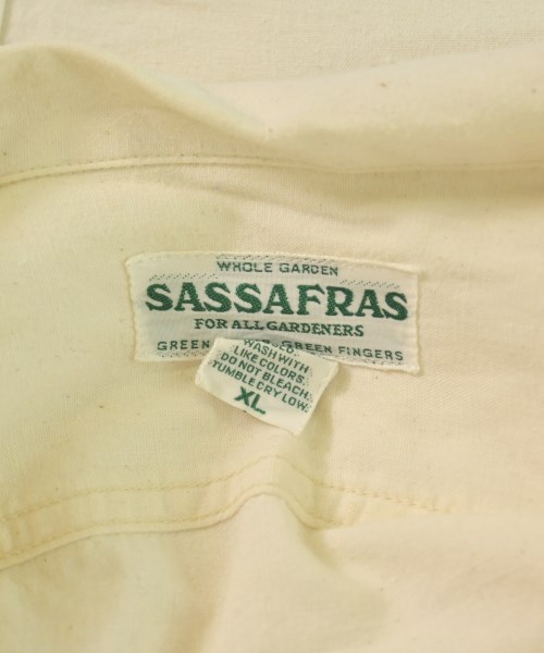 SASSAFRAS（ササフラス）カジュアルシャツ 白 サイズ:M メンズ/2200613669054