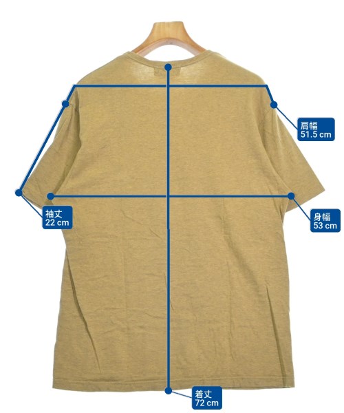 SASSAFRAS（ササフラス）Tシャツ・カットソー ベージュ サイズ:L メンズ/2200617345107