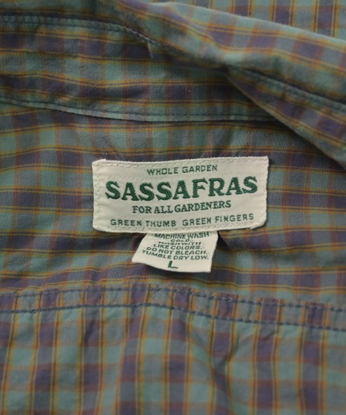 SASSAFRAS（ササフラス）カジュアルシャツ 青 サイズ:L メンズ/2200618587056
