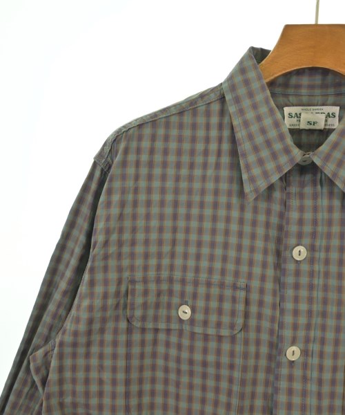 SASSAFRAS（ササフラス）カジュアルシャツ 青 サイズ:L メンズ/2200618587056