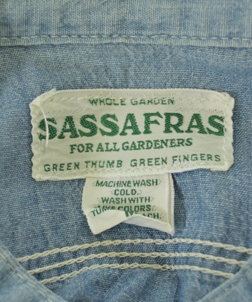 SASSAFRAS（ササフラス）カジュアルシャツ 青 サイズ:M メンズ/2200670379118