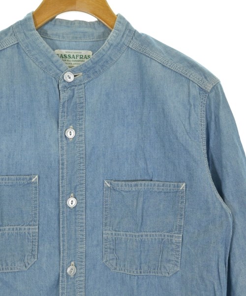 SASSAFRAS（ササフラス）カジュアルシャツ 青 サイズ:M メンズ/2200670379118