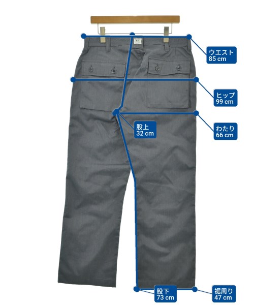 SASSAFRAS（ササフラス）カーゴパンツ グレー サイズ:L メンズ/2200665724077