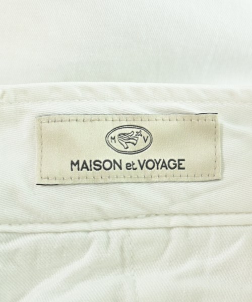 MAISON&VOYAGE（メゾン　エ　ボヤージュ）チノパン 白 サイズ:48(L位) メンズ/2200610146121