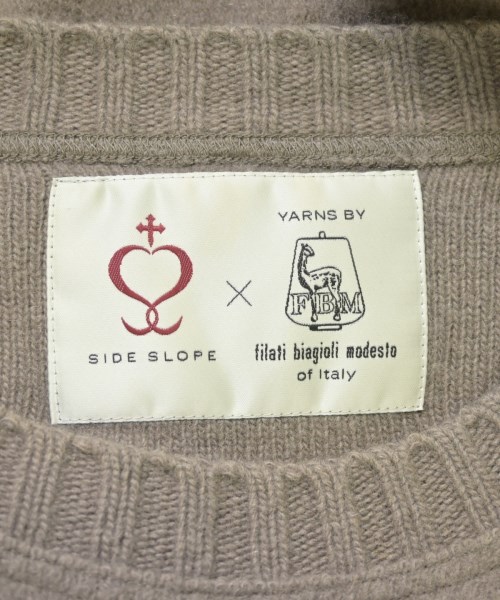 SIDE SLOPE（サイドスロープ）ニット・セーター グレー サイズ:3(L位) レディース/2200607746051