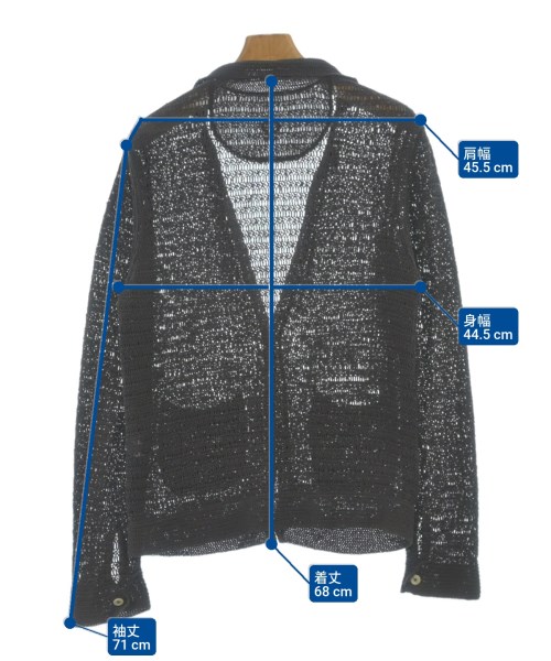 SIDE SLOPE（サイドスロープ）カーディガン 茶 サイズ:2(M位) メンズ/2200634022081