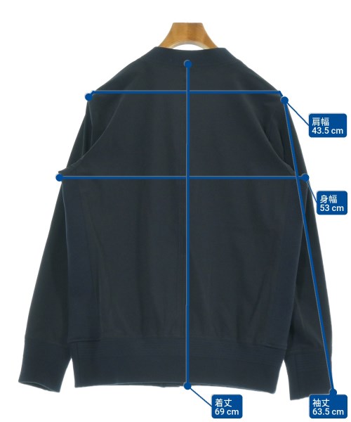 SIDE SLOPE（サイドスロープ）カーディガン 紺 サイズ:3(L位) メンズ/2200652315042