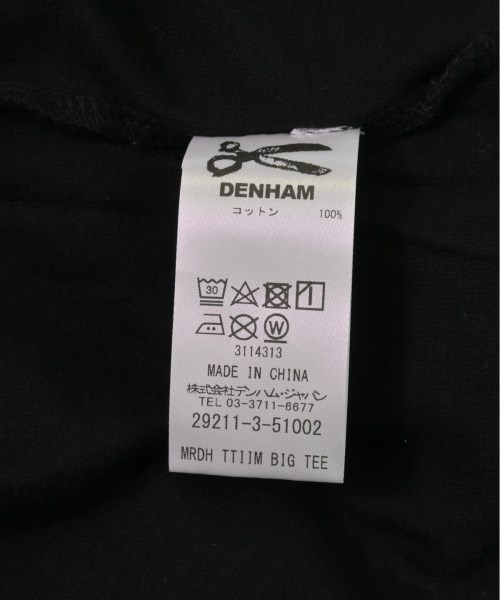 DENHAM（デンハム）Tシャツ・カットソー 黒 サイズ:L メンズ/2200511485404