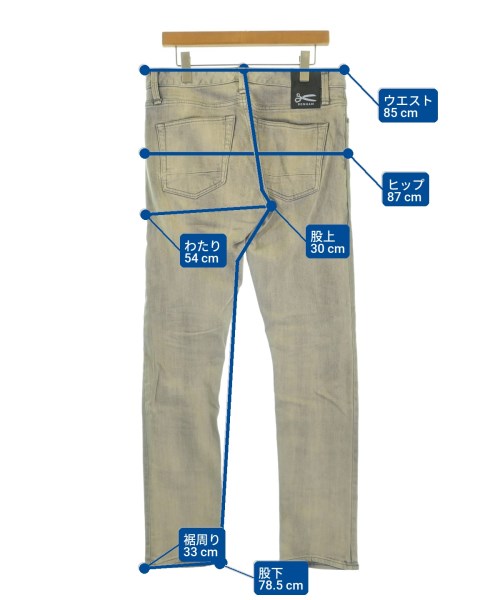 DENHAM（デンハム）デニムパンツ グレー サイズ:31(M位) メンズ/2200634226076