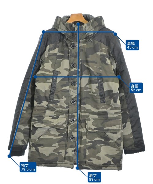 DENHAM（デンハム）ダウンジャケット/ダウンベスト カーキ サイズ:M メンズ/2200627249051