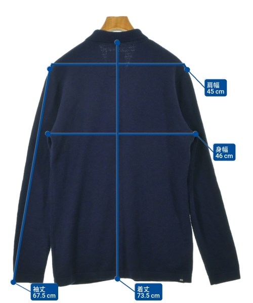 DENHAM（デンハム）カーディガン 紺 サイズ:M メンズ/2200643555013