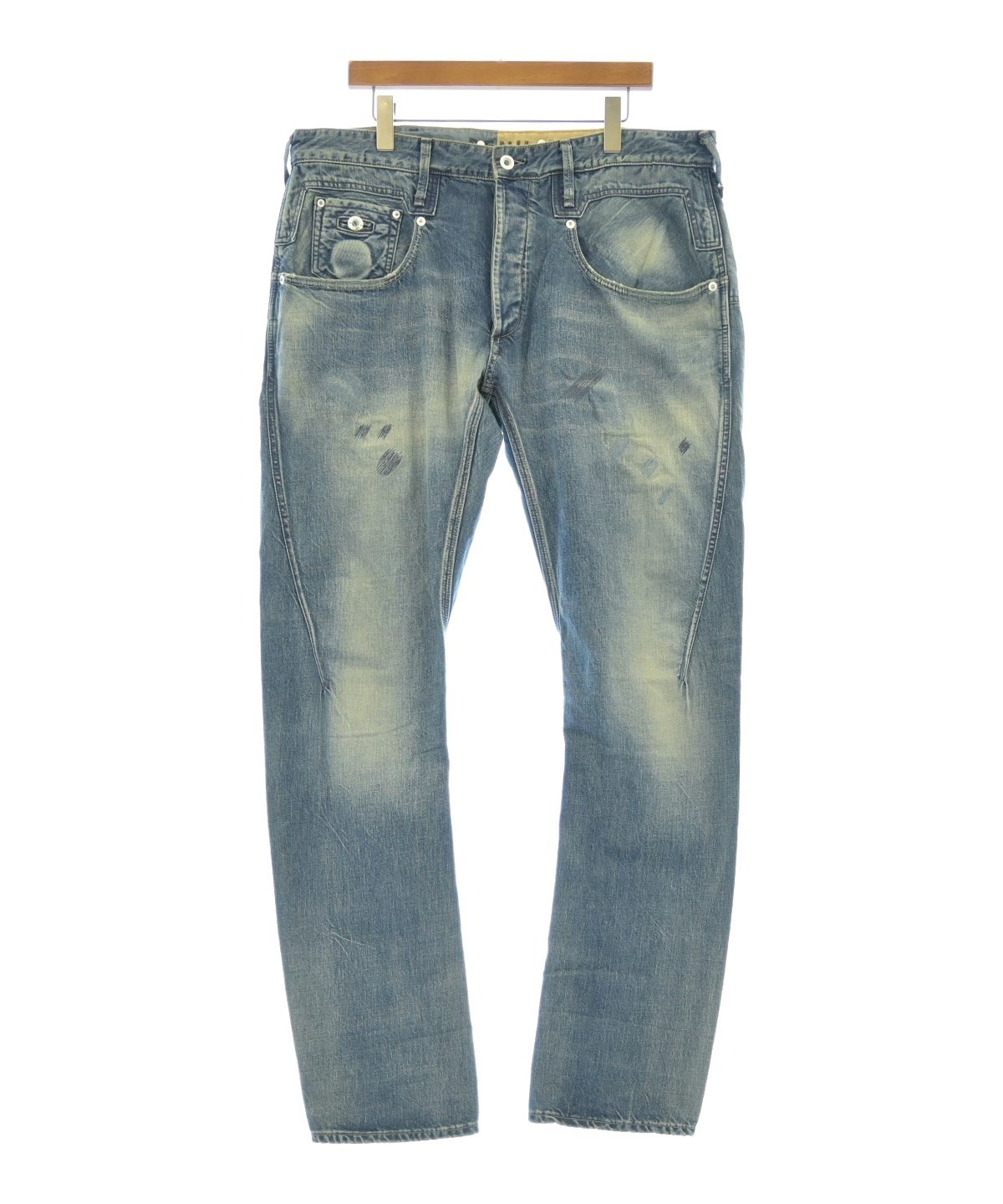 デンハムの６５、表参道、限定、１５着販売品です、定価６０，０００ぐらい DENHAM（デンハム）デニムパンツ 青 サイズ:36(XXL位) メンズ