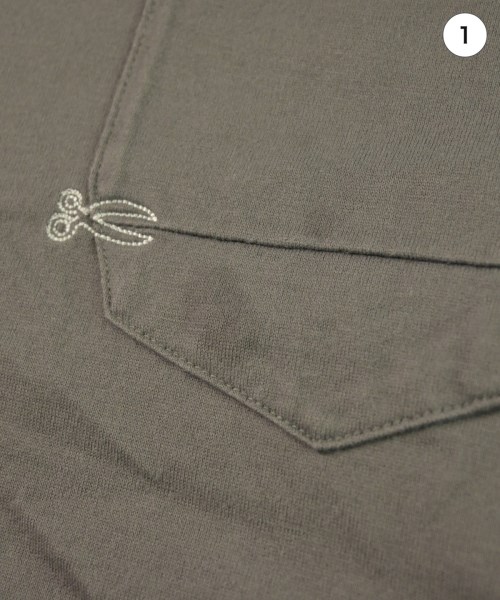 DENHAM（デンハム）Tシャツ・カットソー グレー サイズ:S メンズ/2200624664017