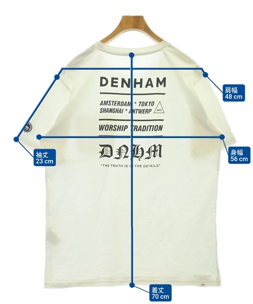DENHAM（デンハム）Tシャツ・カットソー 白 サイズ:-(L位) メンズ/2200628333162