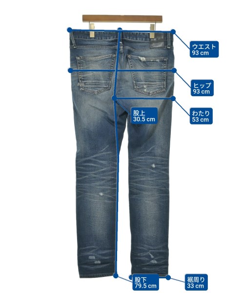 DENHAM（デンハム）デニムパンツ 青 サイズ:46(M位) メンズ/2200612491090