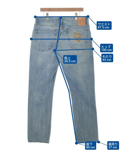 DENHAM（デンハム）デニムパンツ 青 サイズ:34(XL位) メンズ/2200614898019