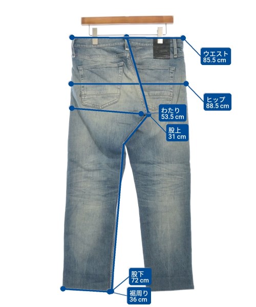 DENHAM（デンハム）デニムパンツ 青 サイズ:32(L位) メンズ/2200617550020