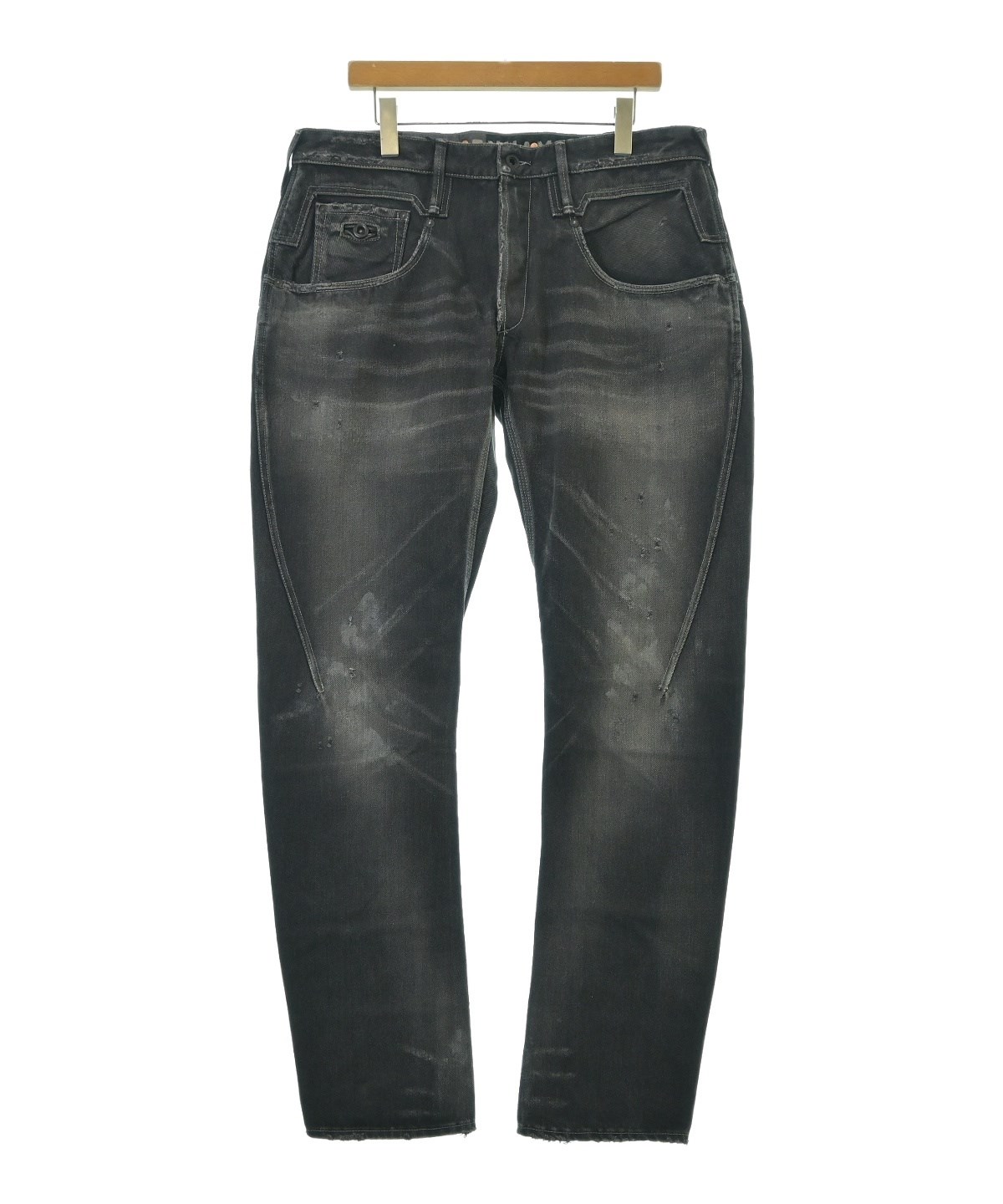 DENHAM（デンハム）デニムパンツ 黒 サイズ:36(XXL位) メンズ