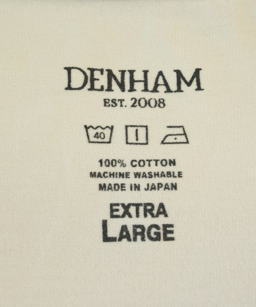 DENHAM（デンハム）Tシャツ・カットソー 白 サイズ:XL メンズ/2200674059016