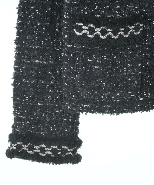 DENHAM（デンハム）ノーカラージャケット 黒 サイズ:38(M位) レディース/2200674111066