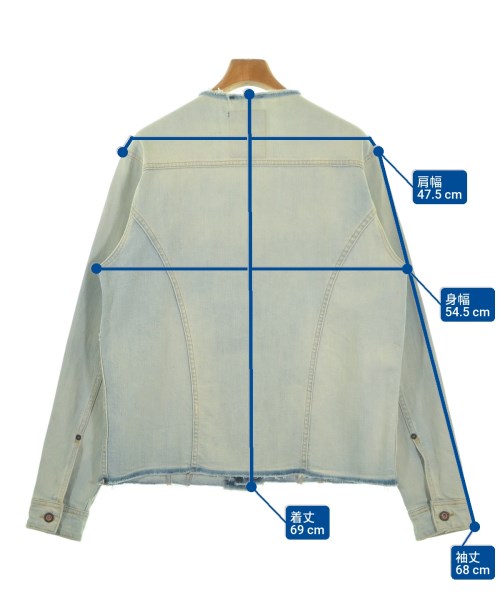 DENHAM（デンハム）デニムジャケット 青 サイズ:L メンズ/2200676914061