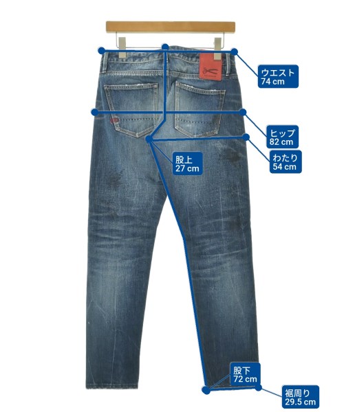 DENHAM（デンハム）デニムパンツ 青 サイズ:25(S位) レディース/2200679202189