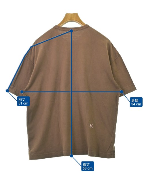 DENHAM（デンハム）Tシャツ・カットソー 茶 サイズ:-(XL位) メンズ/2200697478047