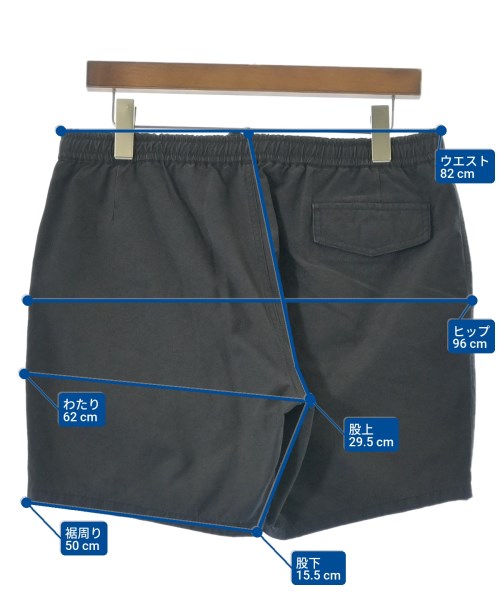 DENHAM（デンハム）ショートパンツ 黒 サイズ:XS メンズ/2200655347309