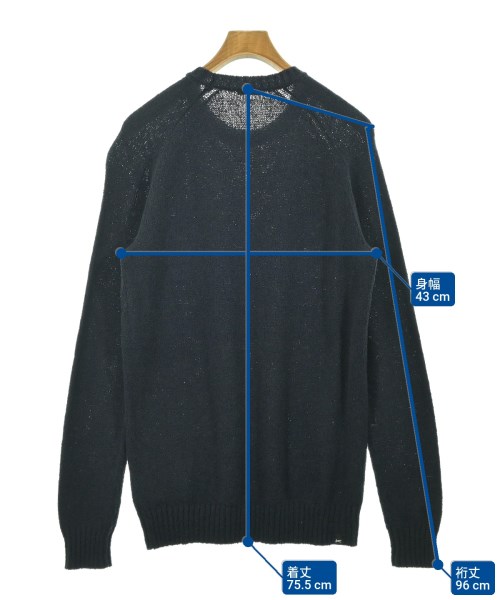 DENHAM（デンハム）ニット・セーター 紺 サイズ:S メンズ/2200657383633