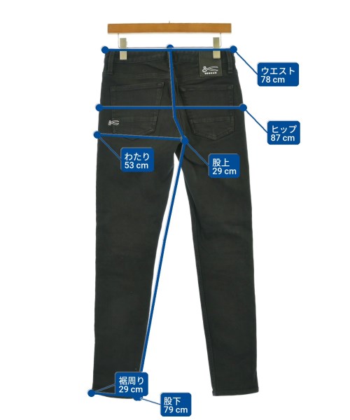 DENHAM（デンハム）デニムパンツ 黒 サイズ:28(S位) メンズ/2200645229226