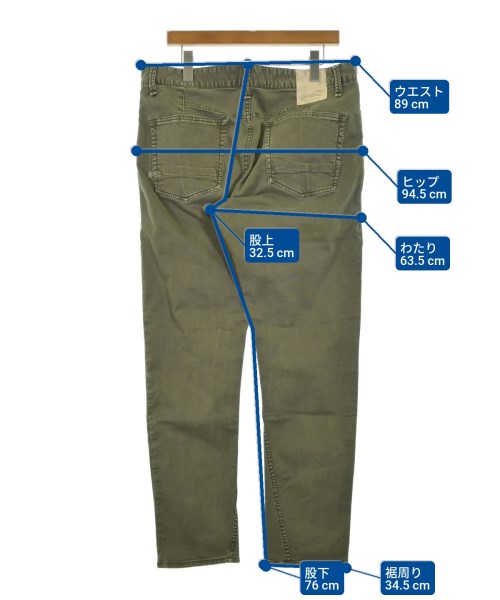 DENHAM（デンハム）デニムパンツ カーキ サイズ:32(L位) メンズ/2200645562118