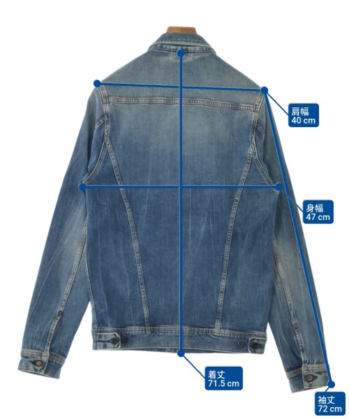 DENHAM（デンハム）デニムジャケット 青 サイズ:S メンズ/2200646063096
