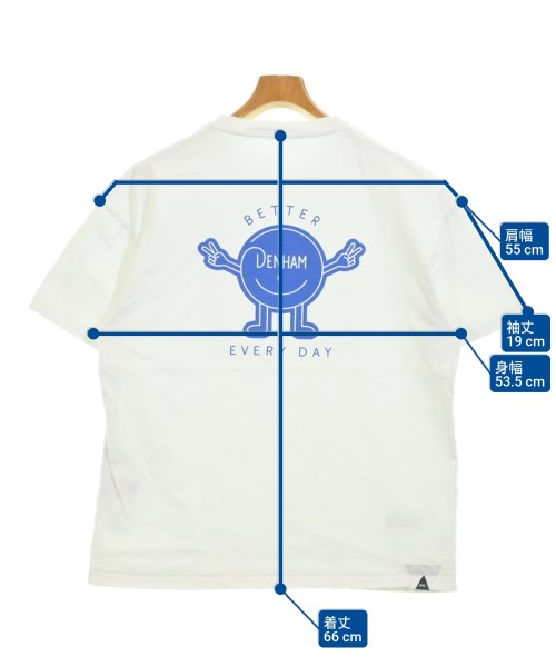DENHAM（デンハム）Tシャツ・カットソー 白 サイズ:S メンズ/2200649234011