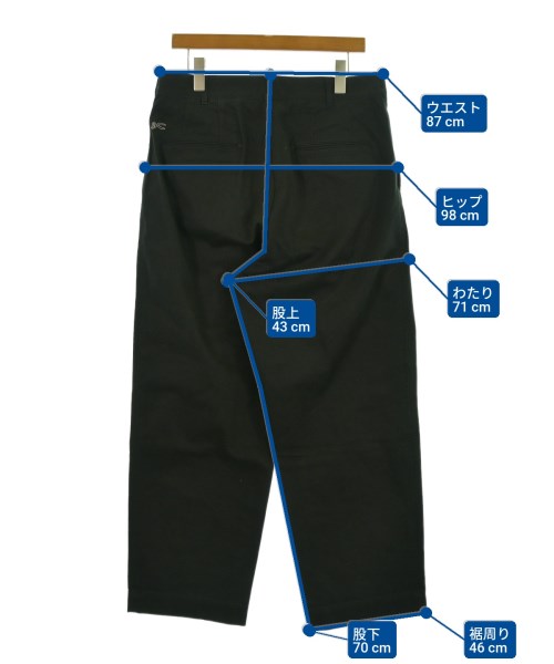 DENHAM（デンハム）チノパン 黒 サイズ:L メンズ/2200650575059