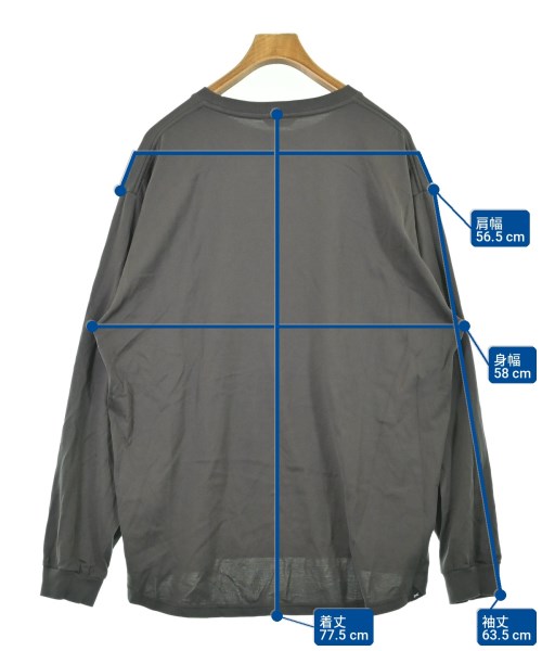 DENHAM（デンハム）Tシャツ・カットソー グレー サイズ:XL メンズ/2200699309097