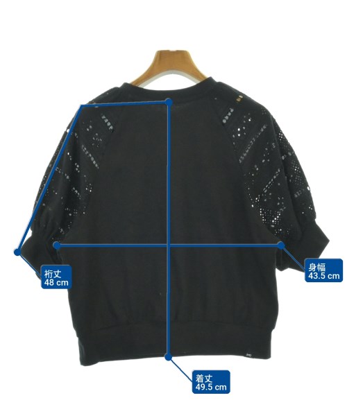 DENHAM（デンハム）Tシャツ・カットソー 黒 サイズ:F レディース/2200699592086