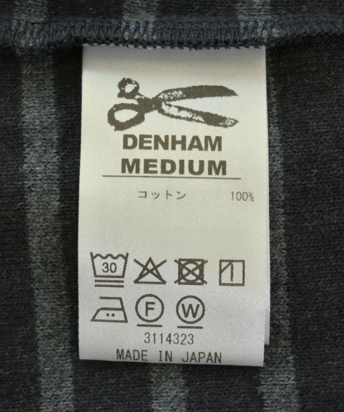 DENHAM（デンハム）Tシャツ・カットソー 黒 サイズ:M メンズ/2200709129202