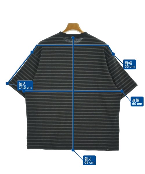 DENHAM（デンハム）Tシャツ・カットソー 黒 サイズ:M メンズ/2200709129202