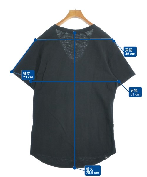 DENHAM（デンハム）Tシャツ・カットソー 黒 サイズ:XL メンズ/2200658863646