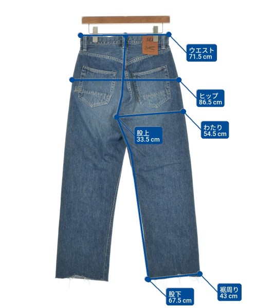 DENHAM（デンハム）デニムパンツ 青 サイズ:27(XS位) メンズ/2200663010011