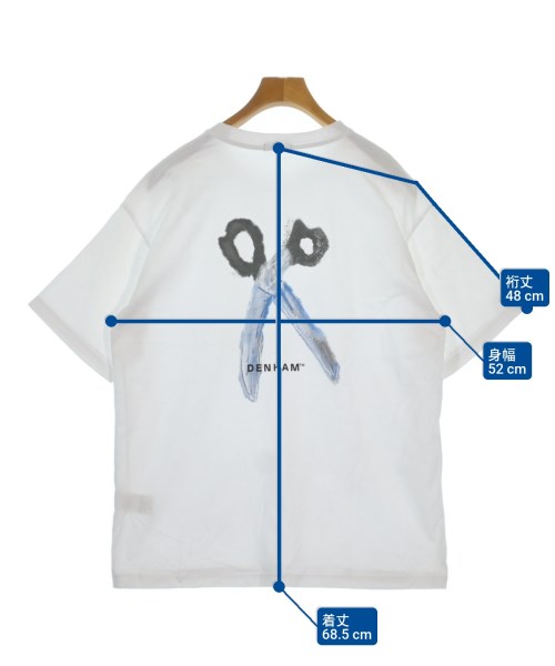 DENHAM（デンハム）Tシャツ・カットソー 白 サイズ:M メンズ/2200663010035