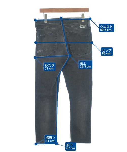 DENHAM（デンハム）デニムパンツ 黒 サイズ:30(M位) メンズ/2200665696015