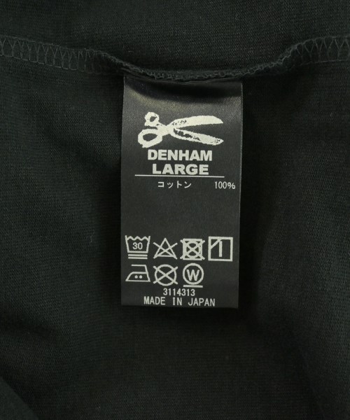 DENHAM（デンハム）Tシャツ・カットソー 黒 サイズ:L メンズ/2200730983026